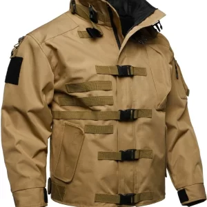 2025 Men's Tactical Cargo Jacket Casual Multi-pocket Wear-resistant Coat Outdoor Waterproof Windbreaker Man Combat Bomber Jacket
